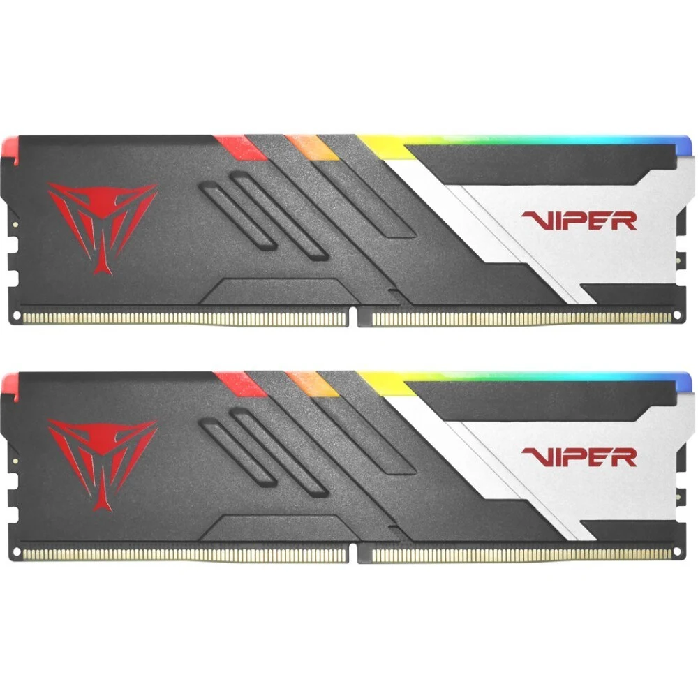 Оперативная память DDR5 2x16Gb 7400MHz Patriot PVVR532G740C36K Viper Venom RGB RTL Gaming PC5-59200 CL36 DIMM 288-pin 1.45В kit с радиатором Ret [PVVR532G740C36K]