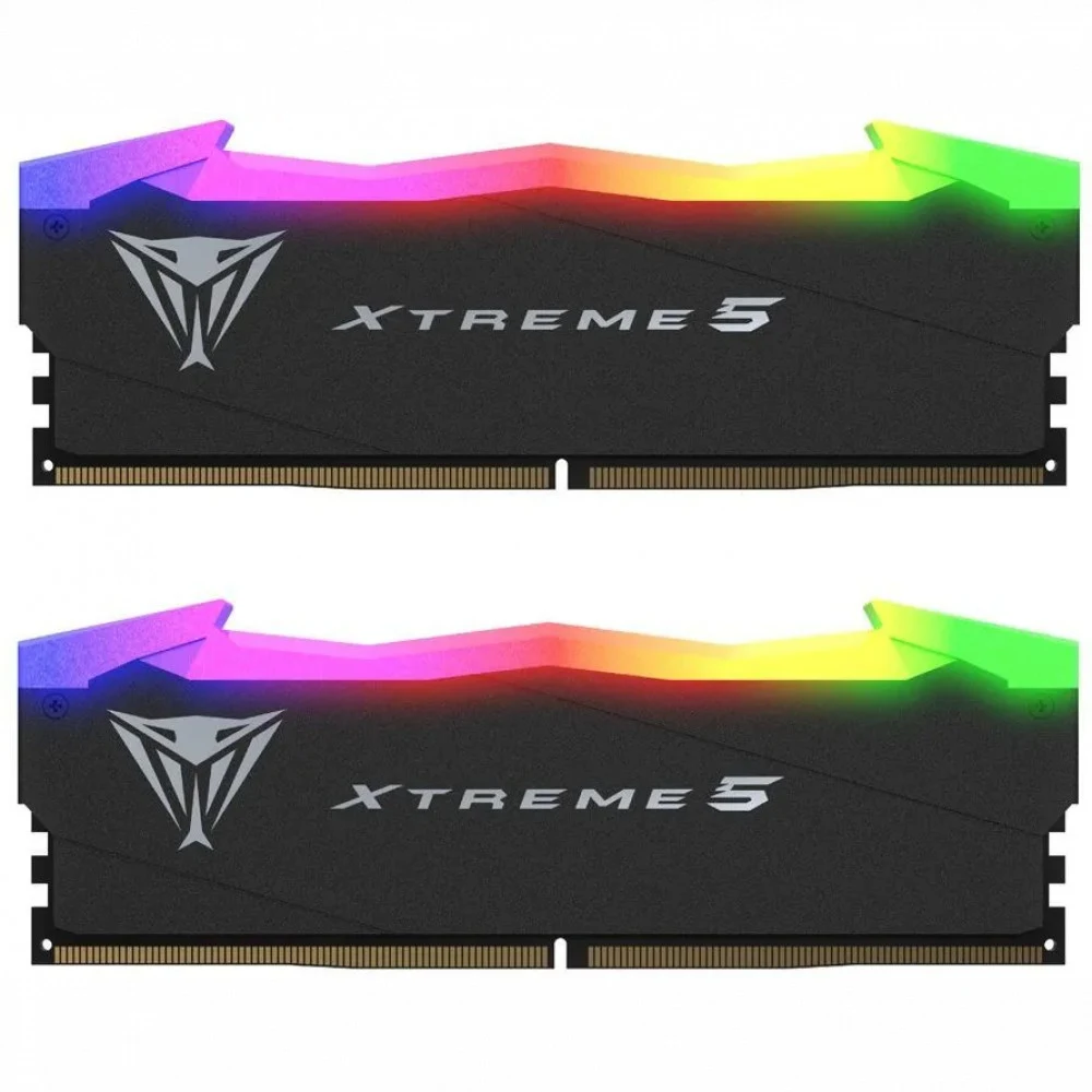 Оперативная память DDR5 2x24GB 7600MHz Patriot PVXR548G76C36K Viper Xtreme 5 RGB RTL Gaming PC5-60800 CL36 DIMM 288-pin 1.45В с радиатором Ret [PVXR548G76C36K]