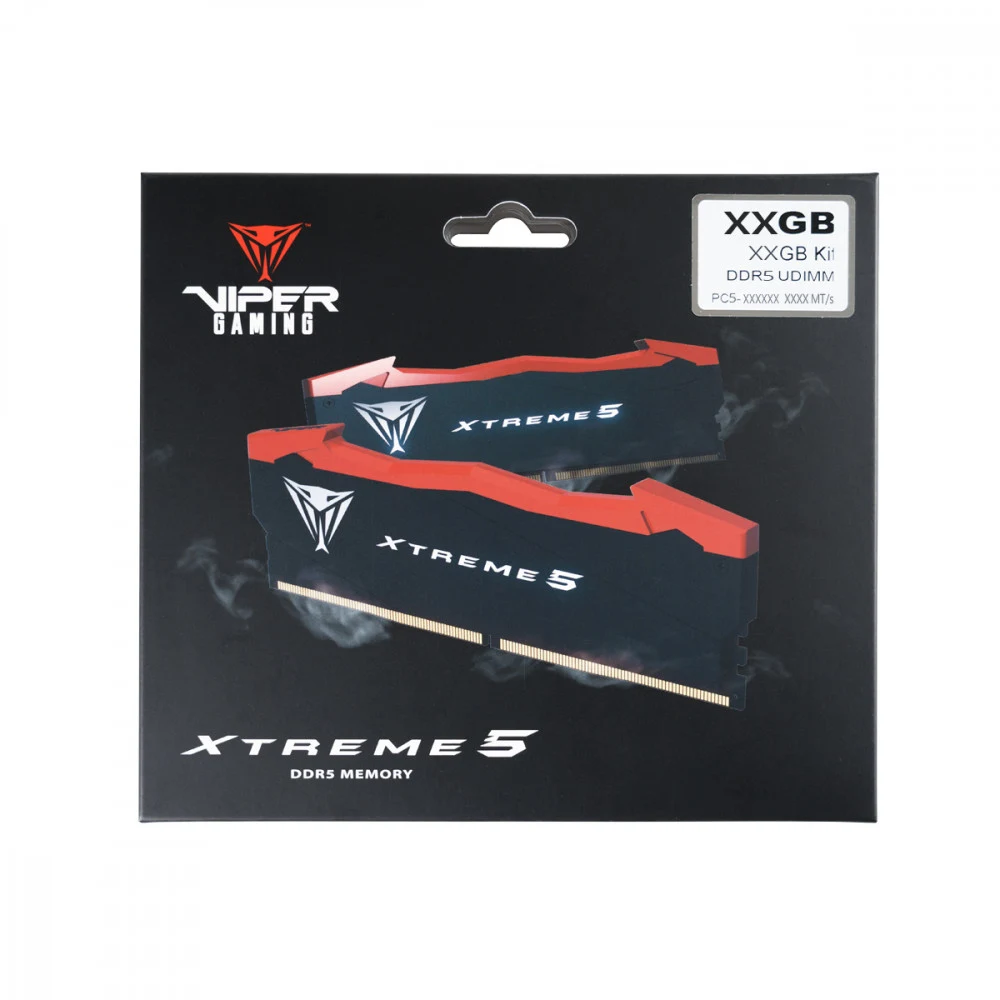 Оперативная память DDR5 2x24GB 7600MHz Patriot PVX548G76C36K Viper Xtreme 5 RTL Gaming PC5-60800 CL36 DIMM ECC 288-pin 1.45В с радиатором Ret [PVX548G76C36K]