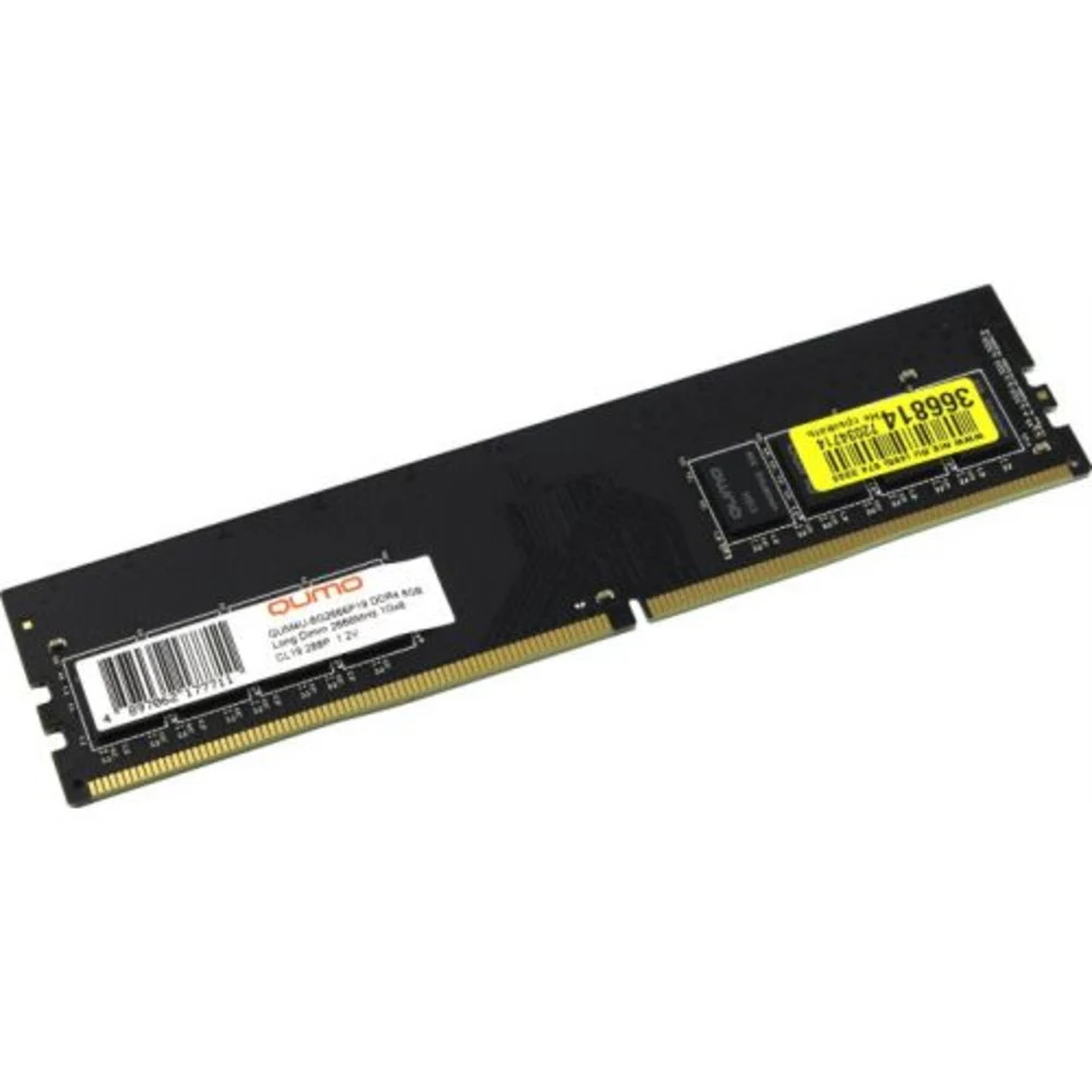 Память DIMM DDR4 8Gb PC21300 2666MHz CL19 1.2V QUMO (QUM4U-8G2666P19)