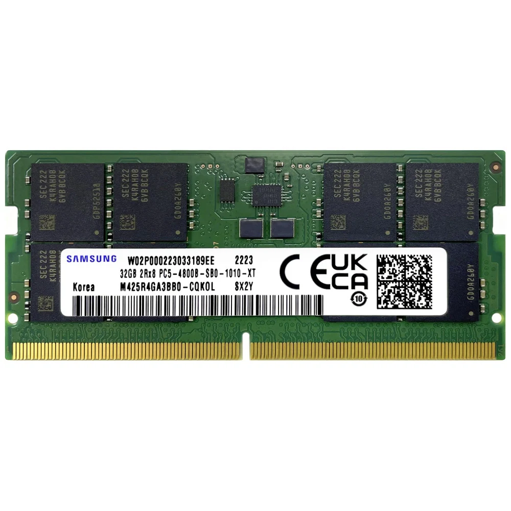 Оперативная память для ноутбука 32GB DDR5 4800MHz Samsung SO-DIMM, 1.1V, M425R4GA3BB0-CQKOL