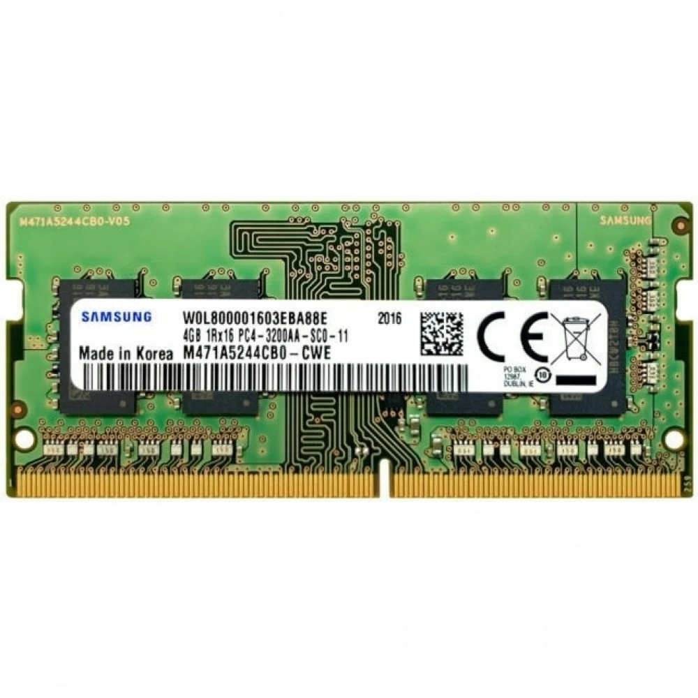 4GB Samsung DDR4 3200 SO DIMM M471A5244CB0-CWE Non-ECC, CL22, 1.2V, 1Rx16, 512x64, Bulk, {75}