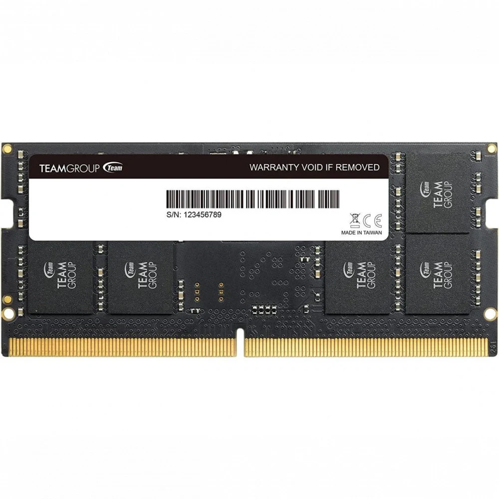 Оперативная память для ноутбука 16GB DDR5 4800Mhz Team Group ELITE SO-DIMM PC5-38400 CL40-39-39-77 1.1V TED516G4800C40D-S01