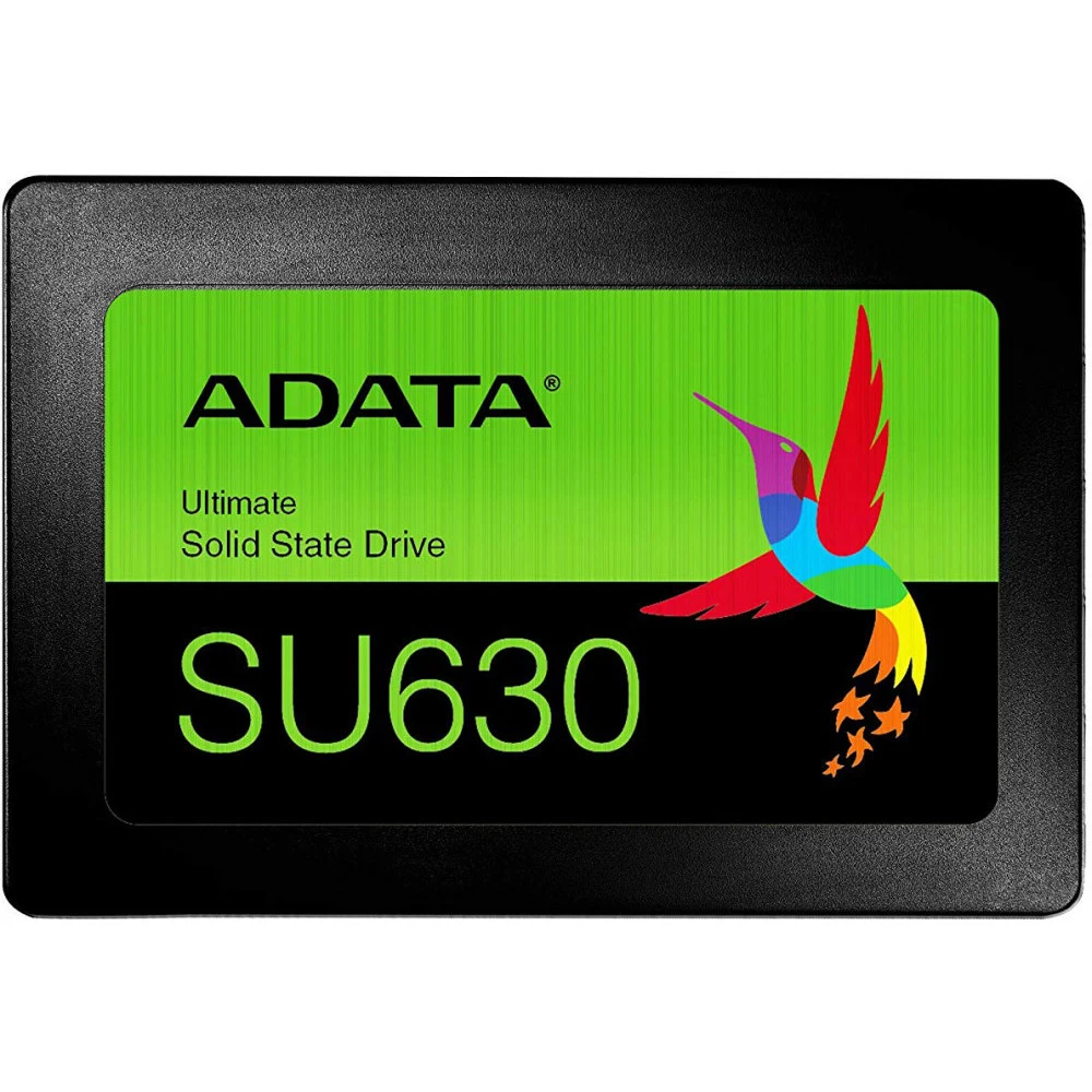 Твердотельный накопитель SSD ADATA SU630SS ASU630SS-960GQ-R 960GB 2.5" Client SATA 6Gb/s, 520/450, IOPS 40/65K, MTBF 1.5M 3D QLC, 200TBW, RTL (469199)