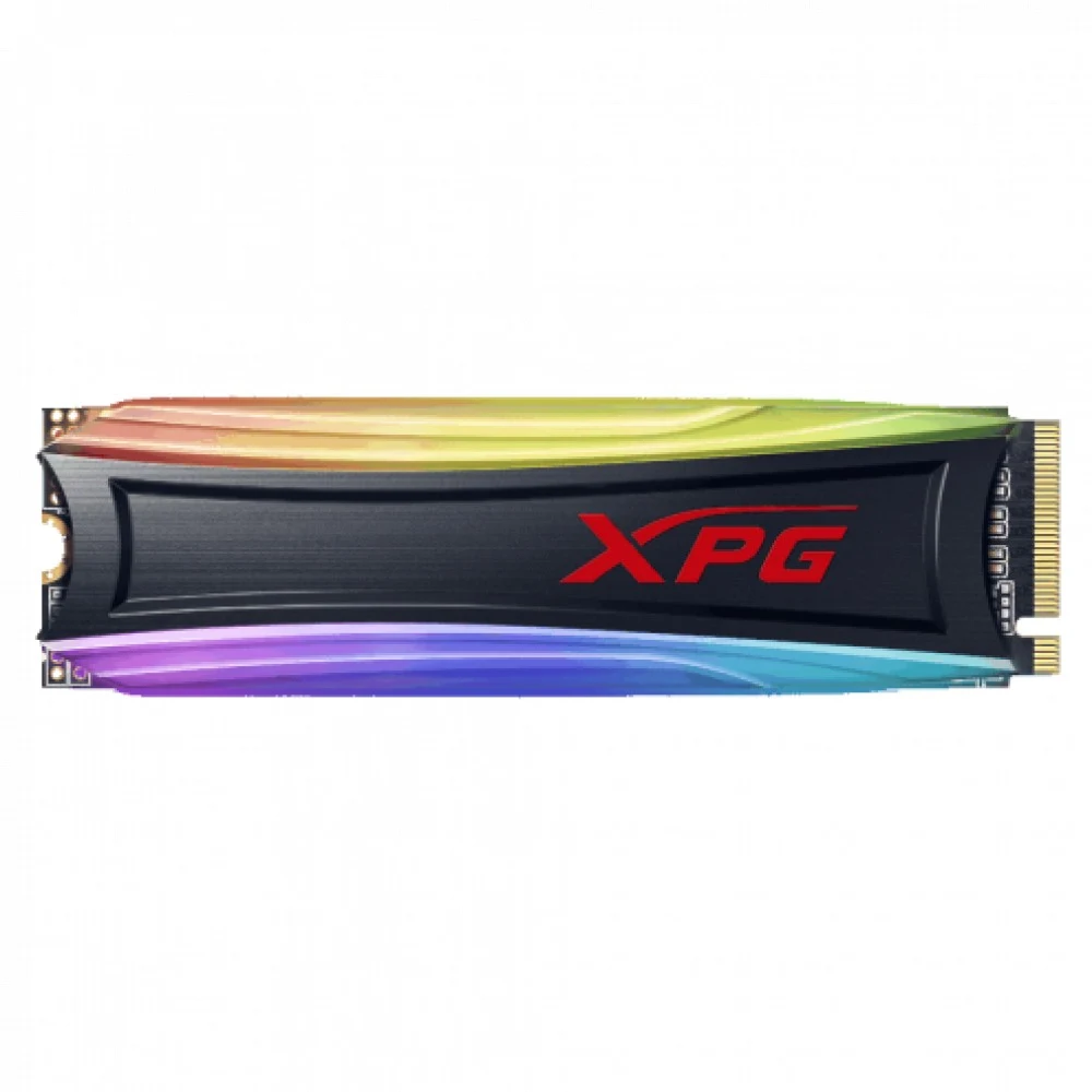 M.2 2280 4TB ADATA XPG SPECTRIX S40G RGB Client SSD [AS40G-4TT-C] PCIe Gen3x4 with NVMe, 3500/1900, IOPS 290/240K, MTBF 2M, 3D TLC, 2560TBW, 0.35DWPD, Customizable RGB lighting, Heatsink, RTL (77601