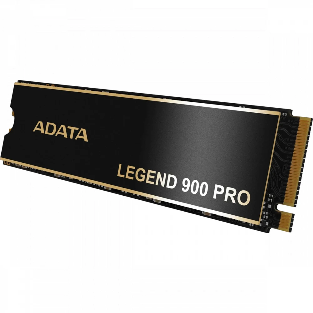 Твердотельный накопитель/ ADATA SSD LEGEND 900 PRO, 1000GB, M.2(22x80mm), NVMe 1.4, PCIe 4.0 x4, 3D NAND, R/W 7400/6000MB/s, IOPs н.д./н.д., TBW 600, DWPD 0.3 (5 лет)