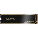 Твердотельный накопитель/ ADATA SSD LEGEND 900, 512GB, M.2(22x80mm), NVMe 1.4, PCIe 4.0 x4, 3D NAND, R/W 6200/2300MB/s, IOPs н.д./н.д., TBW 130, DWPD 0.14, with Heat Sink (5 лет)