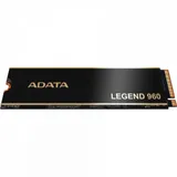 Твердотельный накопитель/ ADATA SSD LEGEND 960, 1000GB, M.2(22x80mm), NVMe 1.4, PCIe 4.0 x4, 3D NAND, R/W 7400/6000MB/s, IOPs 730 000/610 000, DRAM buffer 1000MB, TBW 780, DWPD 0.43, with Heat Sprea
