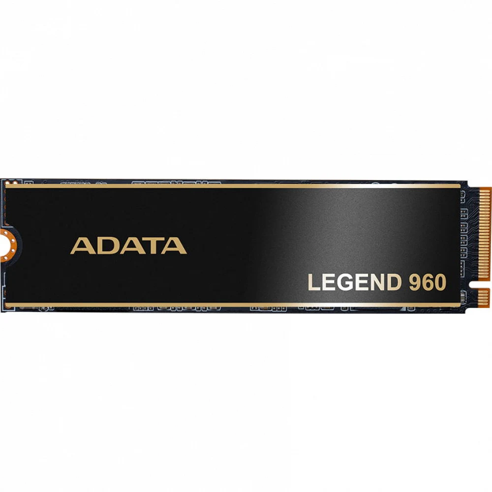 Твердотельный накопитель/ ADATA SSD LEGEND 960, 2000GB, M.2(22x80mm), NVMe 1.4, PCIe 4.0 x4, 3D NAND, R/W 7400/6800MB/s, IOPs 750 000/630 000, DRAM buffer 2000MB, TBW 1560, DWPD 0.43, with Heat Spre
