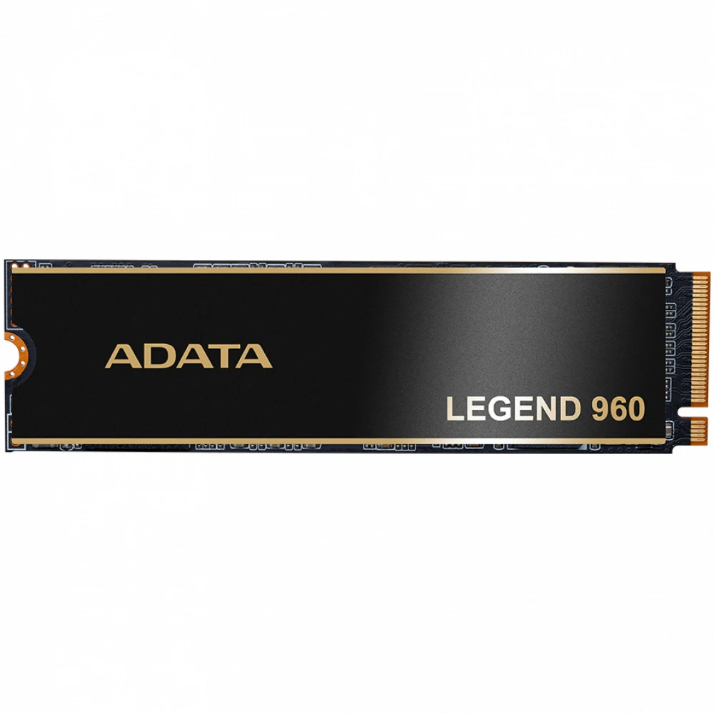 Твердотельный накопитель/ ADATA SSD LEGEND 960, 4000GB, M.2(22x80mm), NVMe 1.4, PCIe 4.0 x4, 3D NAND, R/W 7400/6800MB/s, IOPs 700 000/550 000, DRAM buffer 4000MB, TBW 3120, DWPD 0.43, with Heat Spre
