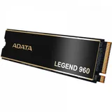 Твердотельный накопитель/ ADATA SSD LEGEND 960, 4000GB, M.2(22x80mm), NVMe 1.4, PCIe 4.0 x4, 3D NAND, R/W 7400/6800MB/s, IOPs 700 000/550 000, DRAM buffer 4000MB, TBW 3120, DWPD 0.43, with Heat Spre