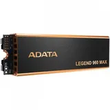Твердотельный накопитель/ ADATA SSD LEGEND 960 MAX, 4000GB, M.2(22x80mm), NVMe 1.4, PCIe 4.0 x4, 3D NAND, R/W 7400/6800MB/s, IOPs 700 000/550 000, DRAM buffer 4000MB, TBW 3120, DWPD 0.43, with BIG H