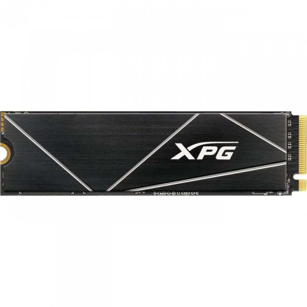 Твердотельный накопитель/ ADATA SSD GAMMIX S70 BLADE, 512GB, M.2(22x80mm), NVMe, PCIe 4.0 x4, 3D TLC, R/W 7400/6800MB/s, IOPs 425 000/510 000, DRAM buffer 512MB, TBW 370, DWPD 0.4, with Heat Spreade