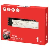 Твердотельный накопитель/ ADATA SSD XPG MARS 980 BLADE, 1000GB, M.2(22x80mm), NVMe, PCIe 5.0 x4, 3D NAND, R/W 14000/10000MB/s, IOPs 1 600 000/1 650 000, TBW 740, DWPD 0.4, with Heat Sink (5 лет)