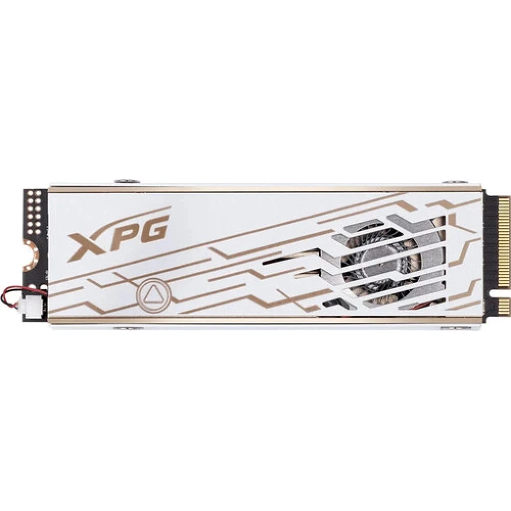 Твердотельный накопитель/ ADATA SSD XPG MARS 980 PRO, 2000GB, M.2(22x80mm), NVMe, PCIe 5.0 x4, 3D NAND, R/W 14000/13000MB/s, IOPs 2 000 000/1 650 000, TBW 1480, DWPD 0.4, with Heat Sink (5 лет)