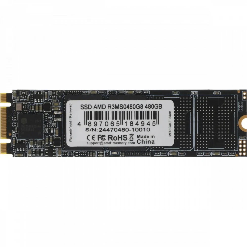 Твердотельный накопитель 480GB SSD AMD RADEON R3 M.2 SATA3 R550/W480 R3MS0480G8
