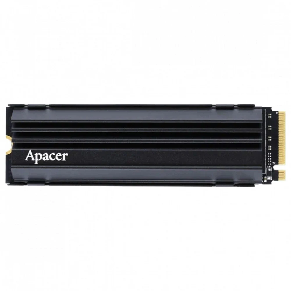 Твердотельный накопитель Apacer SSD AS2280Q4U 2TB M.2 2280 PCIe Gen4x4, R7400/W7000 Mb/s, 3D NAND, MTBF 1.6M, NVMe, 1500TBW, Retail, Heatsink, 5 years (AP2TBAS2280Q4U-1)
