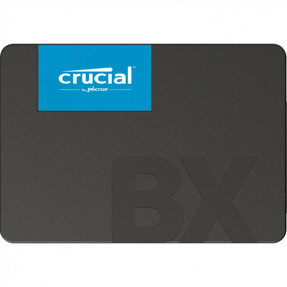 Твердотельный накопитель SSD Crucial BX500 CT500BX500SSD1 500GB 2.5" Client 7mm, SATA3, 3D TLC, R/W 550/500MB/s, IOPs 95 000/61 000, TBW 120, DWPD 0.2