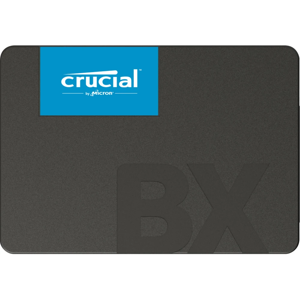 Твердотельный накопитель/ Crucial SSD BX500, 2000GB, 2.5" 7mm, SATA3, 3D TLC, R/W 540/500MB/s, TBW 720, DWPD 0.2 (12 мес.)
