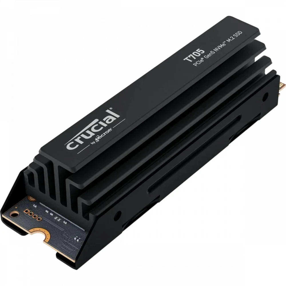 Твердотельный накопитель SSD Crucial T705 1TB PCIe Gen5 NVMe M.2 SSD with heatsink CT1000T705SSD5