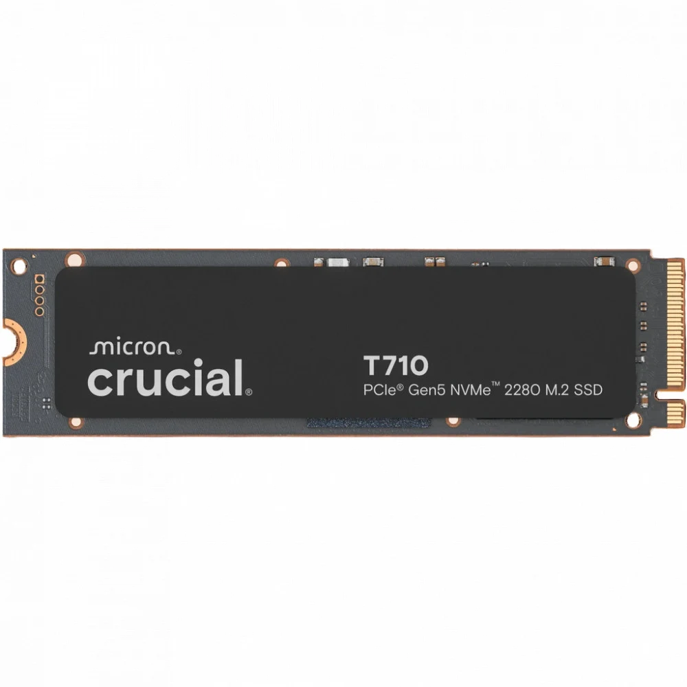 Твердотельный накопитель SSD Crucial T710 1TB PCIe Gen5 NVMe 2280 M.2 SSD CT1000T710SSD8