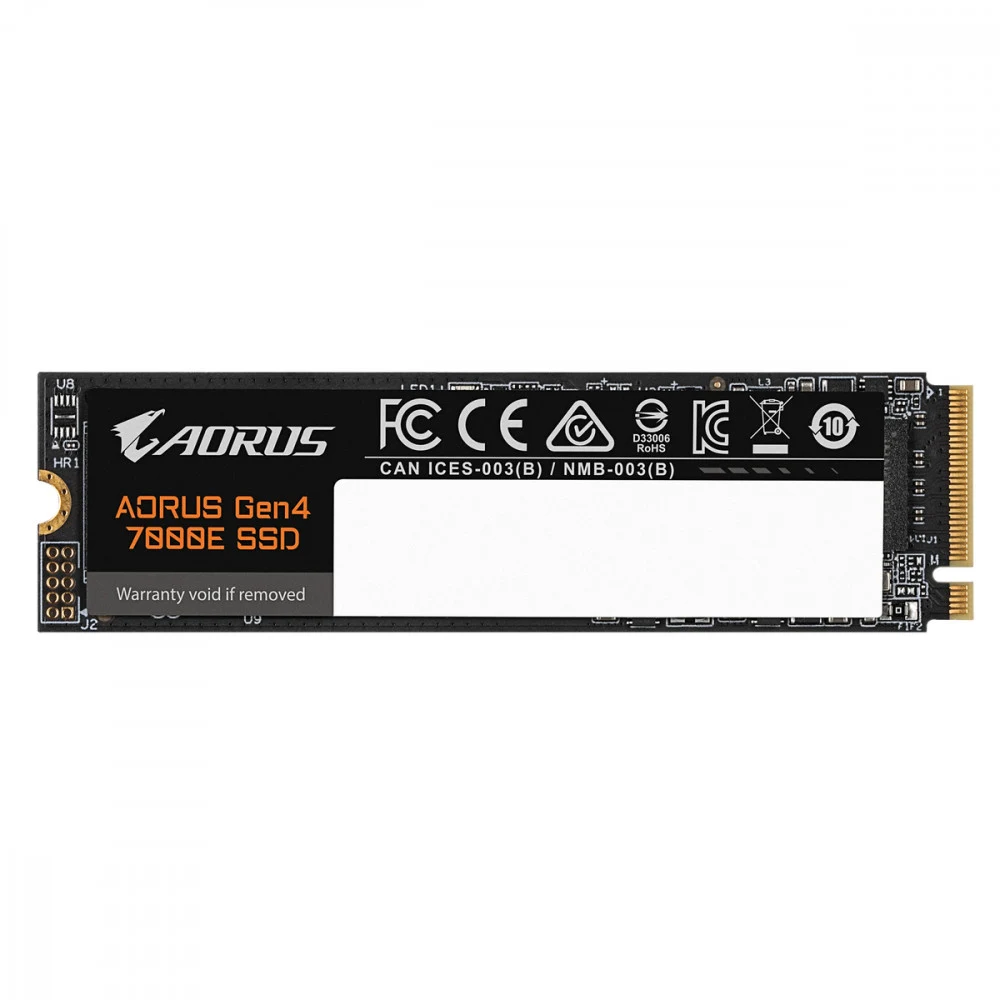 Твердотельный накопитель SSD Gigabyte M.2 2280 1TB AORUS Gen4 7000E AG470E1TB PCI-Express 4.0 x4, NVMe 1.4 7100/6100