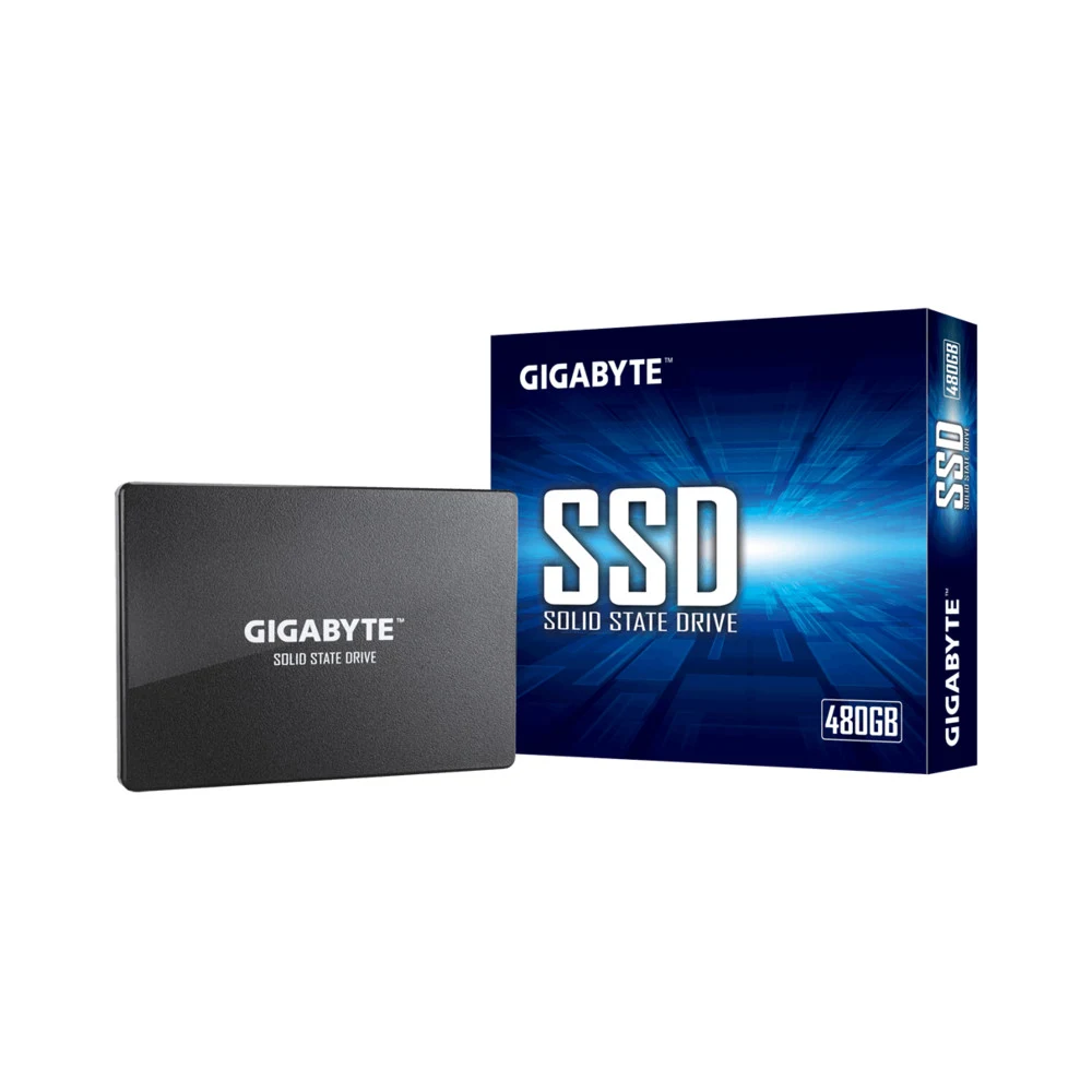 Твердотельный накопитель SSD Gigabyte GP-GSTFS31480GNTD 480GB 2.5" Client SATA 6Gb/s, 550/480, IOPS 75/70K, MTBF 2M, TLC, DRAM less, 200TBW, RTL {40} (804787)