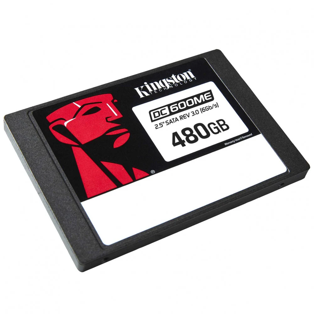 Твердотельный накопитель/ Kingston SSD DC600ME, 480GB, 2.5" 7mm, SATA3, 3D TLC, R/W 560/470MB/s, IOPs 94 000/41 000, TBW 876, DWPD 1 (60 мес)
