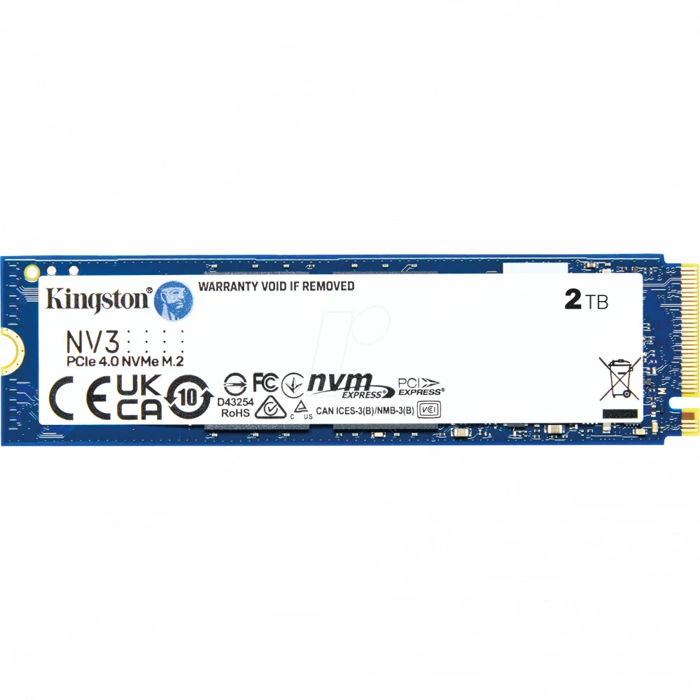 Kingston’s NV3 PCIe 4.0 NVMe SSD — это новое решение для хранения данных на основе контроллера NVMe Gen 4x4, обеспечивающее скорость чтения/записи до 6000/5000 МБ/с. Новый SSD-накопитель обеспечивае