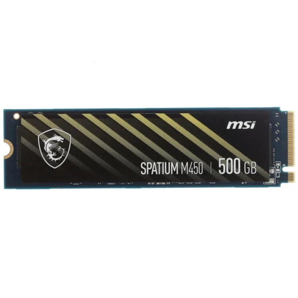 SSD жесткий диск PCIE 4.0 NVME M.2 500GB SPATIUM M450 500GB V1 MSI