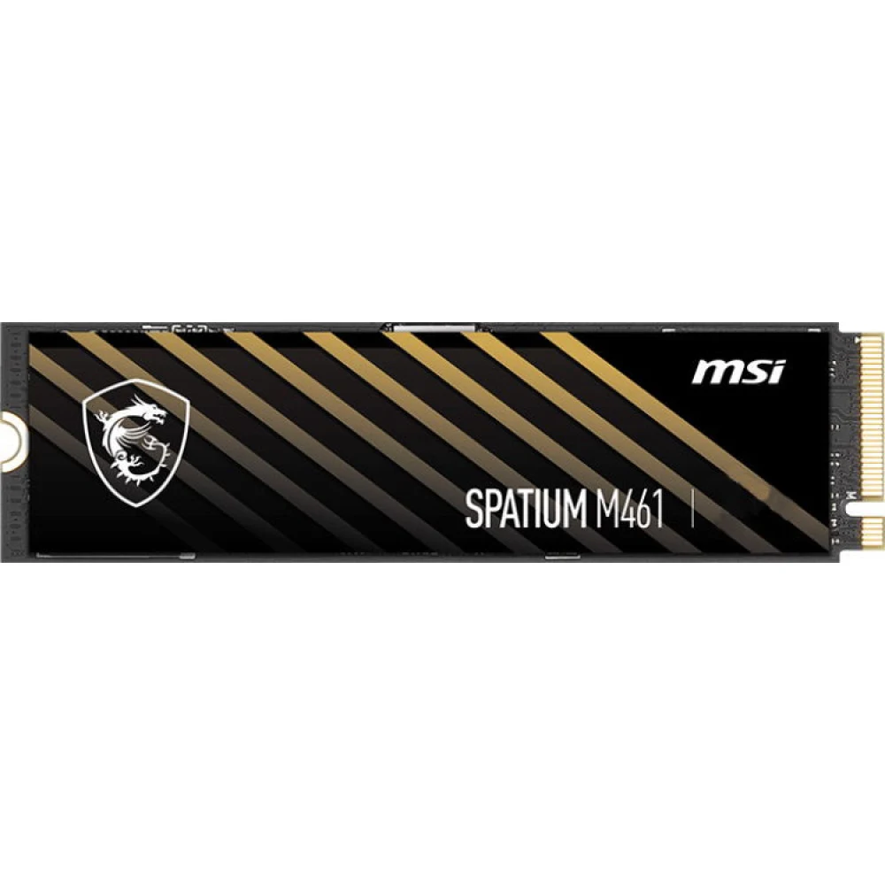 Накопитель SSD MSI 4000GB PCI-E NVME M.2 2280 SPATIUM M461, 3D QLC, R/W 5000/4200, IOPs 600 000/850 000, TBW 900, DWPD 0.12 (S78-440R030-P83)