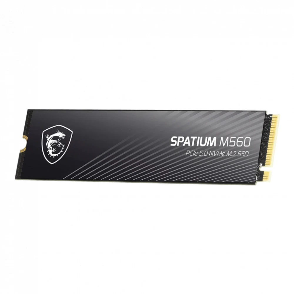 Твердотельный накопитель MSI SSD SPATIUM M560 2TB M.2 2280 PCle 5.0 NVMe R10300/W8700MB/s 3D NAND TLC MTBF 1.5M 1300000/1400000 IOPS 1200TBW