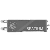 Твердотельный накопитель 4000Gb SSD MSI SPATIUM M580 FROZR, M.2 2280, PCIe Gen5x4, NVMe 2.0, R14100 MB/s W12600MB/s, dram 8GB LPDDR4, 3000TBW, SPATIUM M580 PCIe 5.0 NVMe M.2 4TB FROZR