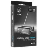 Твердотельный накопитель 4000Gb SSD MSI SPATIUM M580 FROZR, M.2 2280, PCIe Gen5x4, NVMe 2.0, R14100 MB/s W12600MB/s, dram 8GB LPDDR4, 3000TBW, SPATIUM M580 PCIe 5.0 NVMe M.2 4TB FROZR