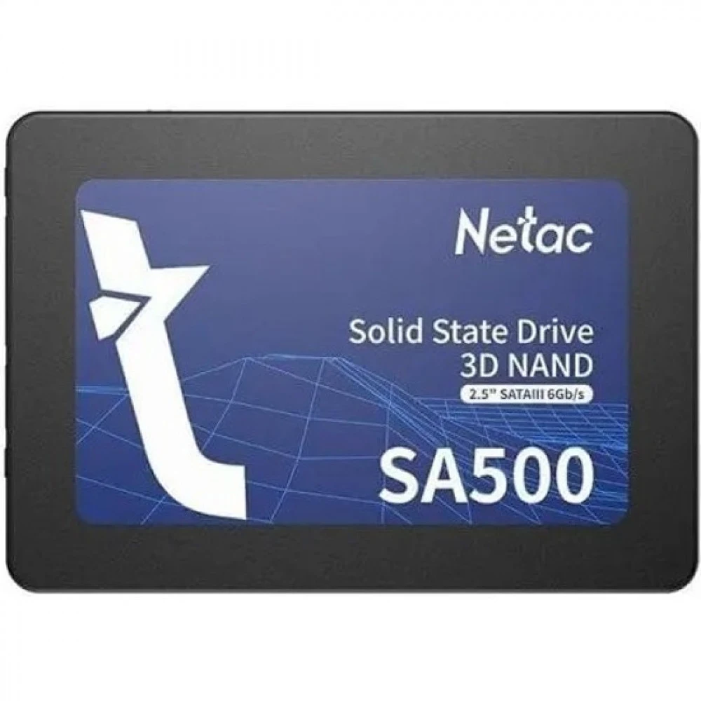 SSD 2.5" Netac 2.0Tb SA500 Series <NT01SA500-2T0-S3X> Retail (SATA3, up to 530/475MBs, 3D NAND, 960T