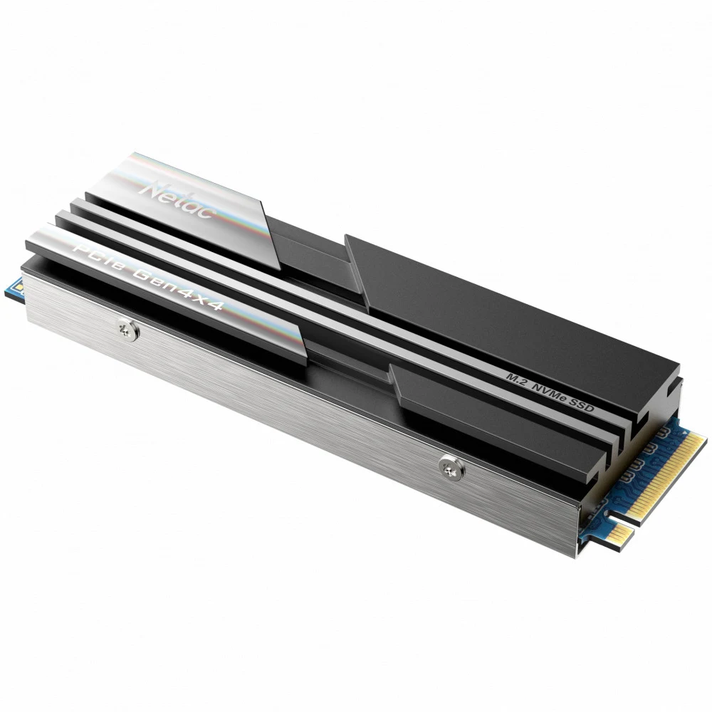 Твердотельный накопитель SSD M.2 Netac 500Gb NV5000 Series <NT01NV5000-500-E4X> Retail (PCI-E 4.0 x4, up to 5000/2500MBs, 3D NAND, 350TBW, NVMe, 22х80mm, heatsink)