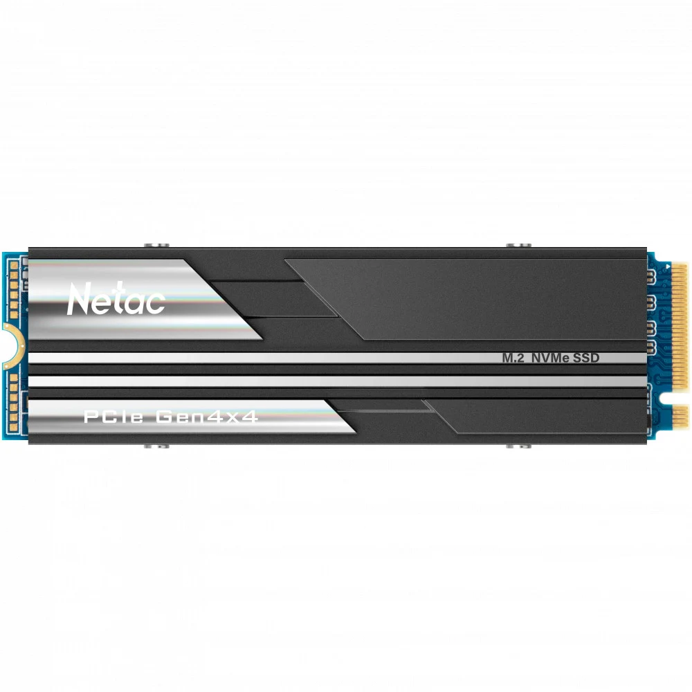 Твердотельный накопитель SSD M.2 Netac 1.0Tb NV5000 Series <NT01NV5000-1T0-E4X> Retail (PCI-E 4.0 x4, up to 5000/4400MBs, 3D NAND, 700TBW, NVMe, 22х80mm, heatsink)