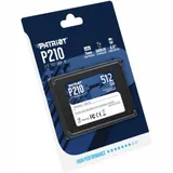 PATRIOT P210 512GB SSD, 2.5” SATA 6Gb/s, Read/Write: 520/ 430MB/s, Random Read/Write IOPS 50K/50K EAN: 814914026816