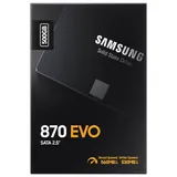 Твердотельные накопители/ Samsung SSD 870 EVO, 500GB, 2.5" 7mm, SATA3, 3-bit MLC, R/W 560/530MB/s, IOPs 98 000/88 000, TBW 300, DWPD 0.33 (12 мес.)