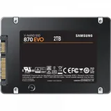 2.5&quot 2TB Samsung 870 EVO Client SSD MZ-77E2T0 SATA 6Gb/s, 560/530, MTBF 1.5M, 3D V-NAND TLC, 2048MB, 1200TBW, 0,33DWPD, RTL MZ-77E2T0B/EU (545900) {10}