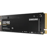 Твердотельные накопители/ Samsung SSD 980, 1000GB, M.2(22x80mm), NVMe 1.4, PCIe 3.0 x4, 3-bit MLC, R/W 3500/3000MB/s, IOPs 500 000/480 000, TBW 600, DWPD 0.33