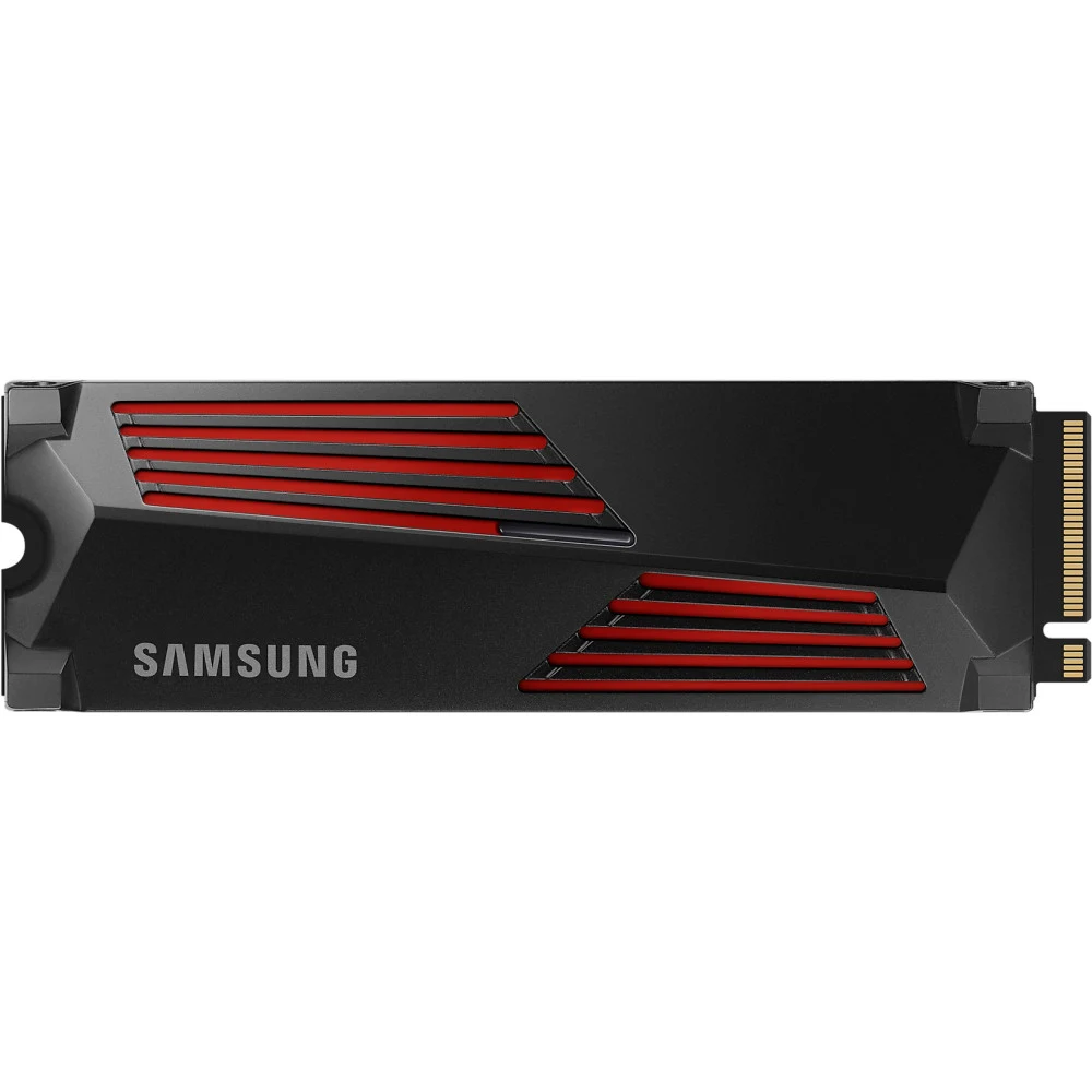 Твердотельный накопитель SSD M.2 Samsung 1.0Tb 990 PRO Series <MZ-V9P1T0GW> (PCI-E 4.0 x4 , up to 7450/6900MBs, 3D TLC, NVMe 2.0, DDR4 1024Mb, 600TBW, 22х80mm, heatsink)