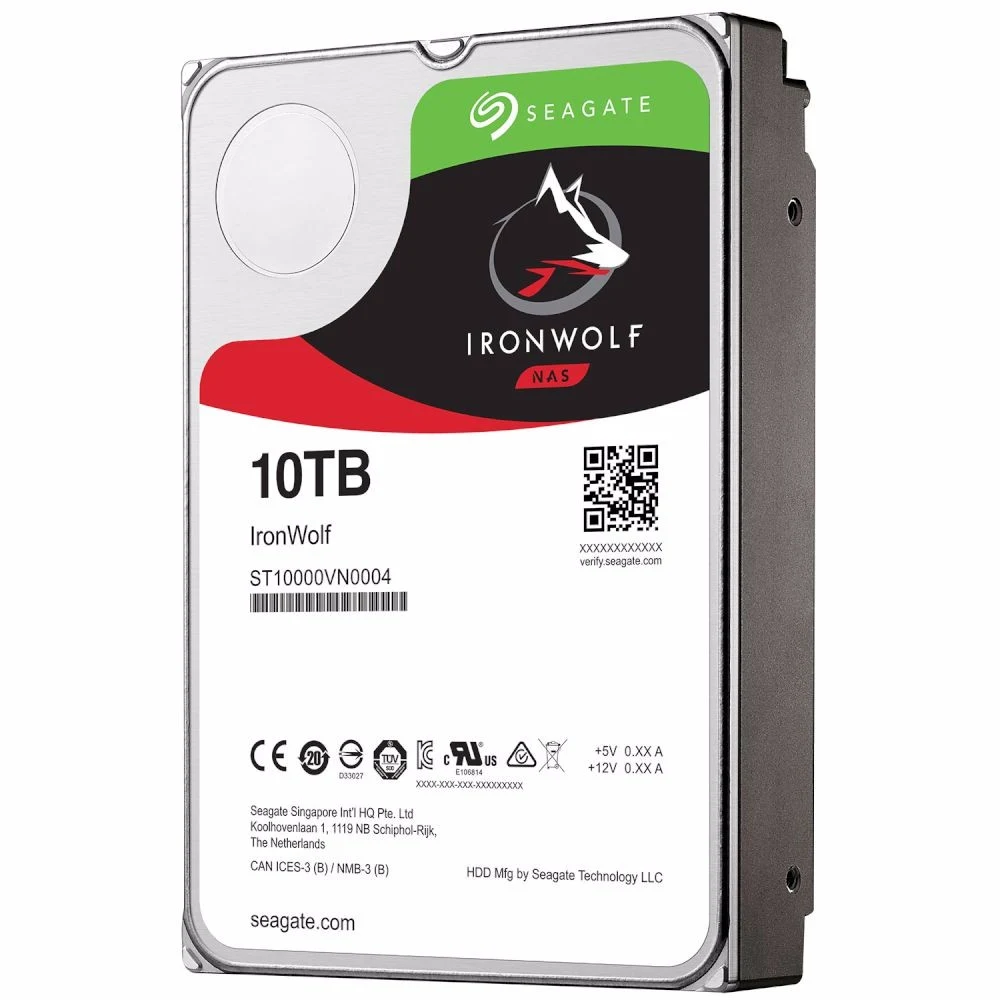 Накопитель на жестком магнитном диске Seagate Жесткий диск HDD 10Tb Seagate IronWolf ST10000VN0004 3.5" SATA 6Gb/s 256Mb 7200rpm