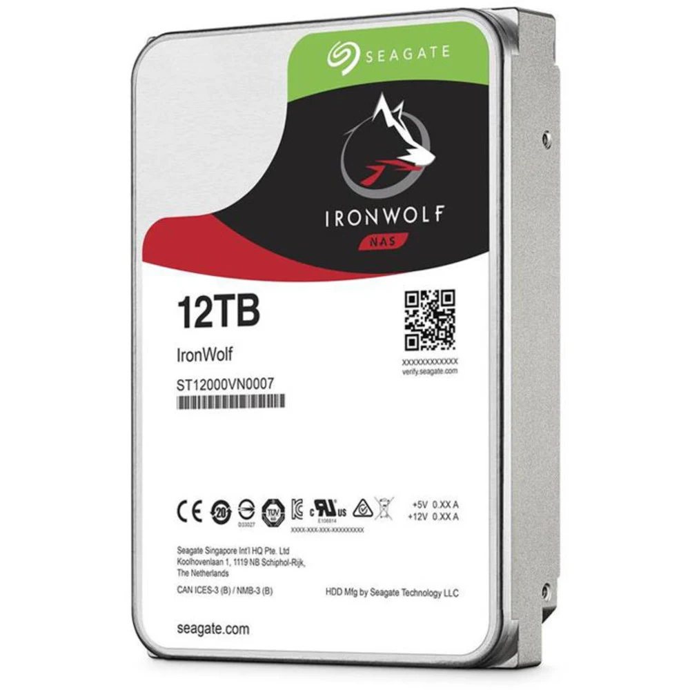 Жесткий диск Seagate Original SATA-III 12Tb ST12000VN0007 Ironwolf (7200rpm) 256Mb 3.5\SEAGATE""";34360;2+;16.05.2026;RU