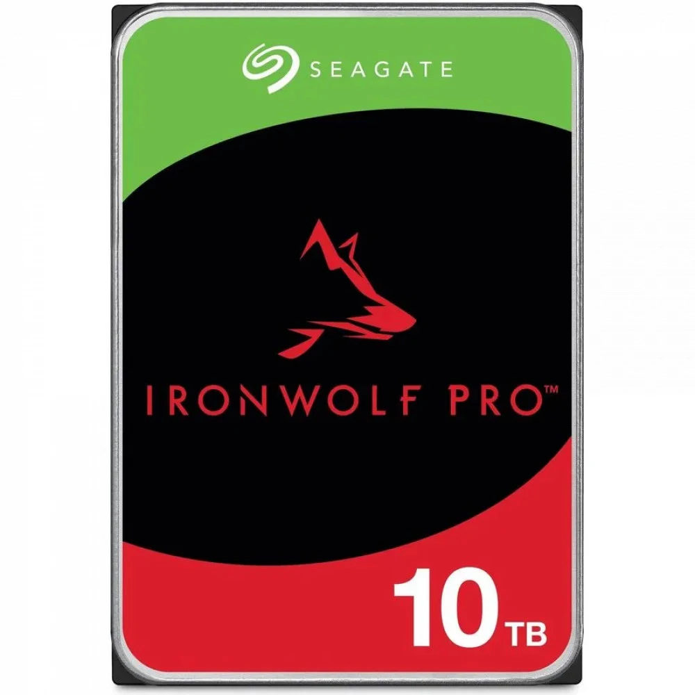 Жёсткий диск HDD 10 Tb SATA 6Gb/s Seagate IronWolf Pro NAS ST10000NT001 3.5" 7200rpm 256Mb, CMR 512E ST10000NT001