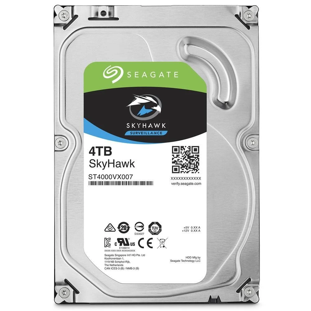 Жесткий диск Seagate SkyHawk 4TB SATA 3.5" 5400RPM 64Mb Характеристики Интерфейс: SATA 6Gb/s Особенности и характеристики Поддержка дисков: 8+ Поддержка камер: до 64 Максимальная скорость передачи д
