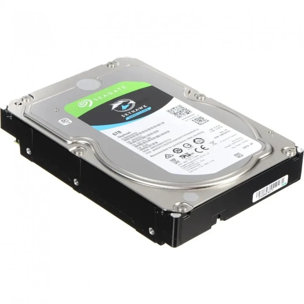 Жесткий диск Seagate 3.5" 6TB Seagate SkyHawk Surveillance HDD ST6000VX009 SATA 6Gb/s, 5400rpm, 256MB, 24x7, Bulk {20} (004619)