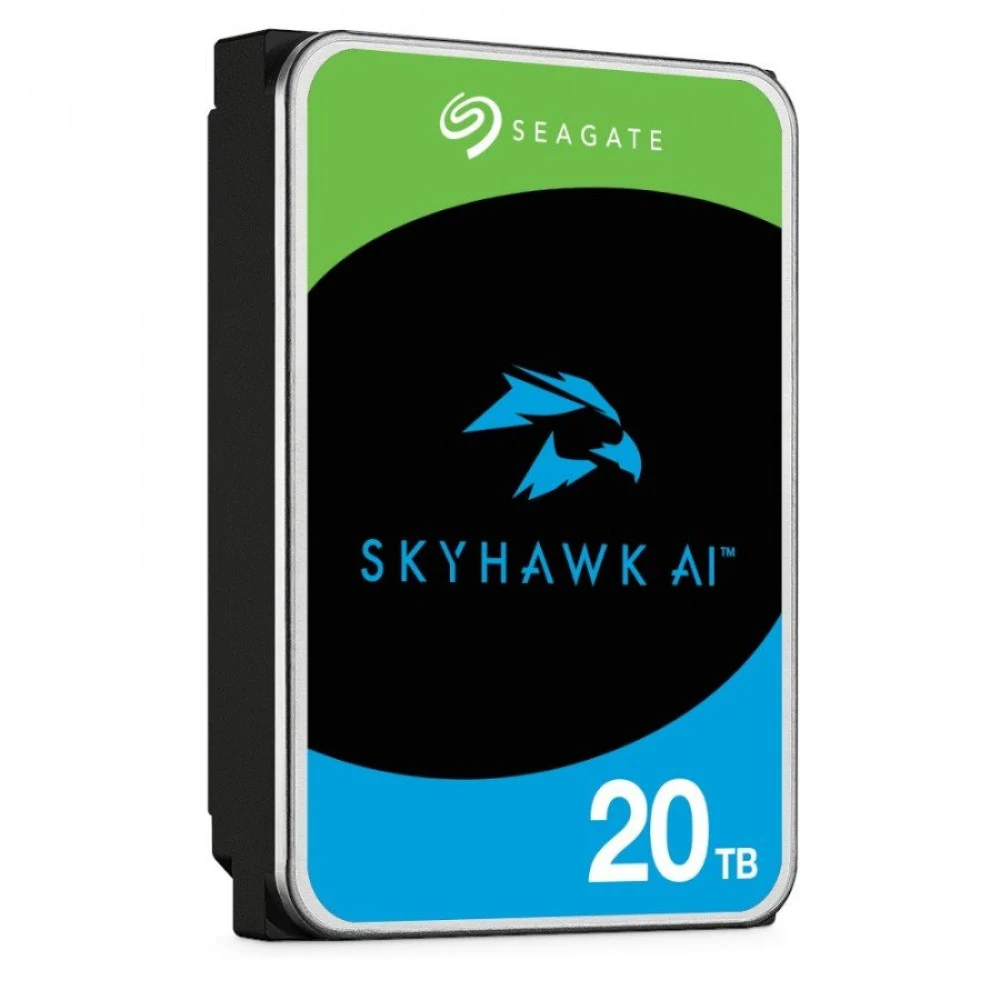 Жесткий диск HDD 20Tb SATA 6GB/S Seagate SkyHawk AI ST20000VE003, 3.5' 512Mb, CMR, 32x AI Channels ST20000VE003