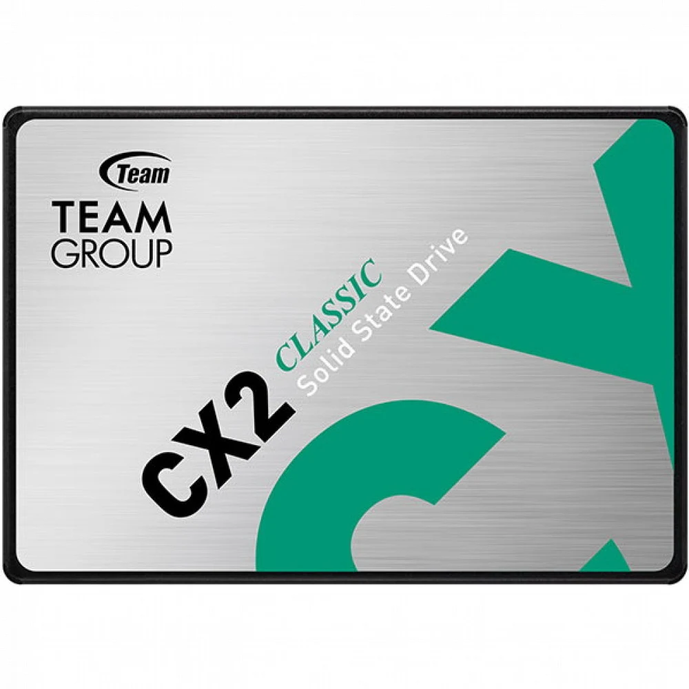 2.5&quot 2TB Team Group CX2 Client SSD [T253X6002T0C101] SATA 6Gb/s, 540/490, MTBF 1M, 3D TLC, 1600TBW, 0,73DWPD, RTL {051959}