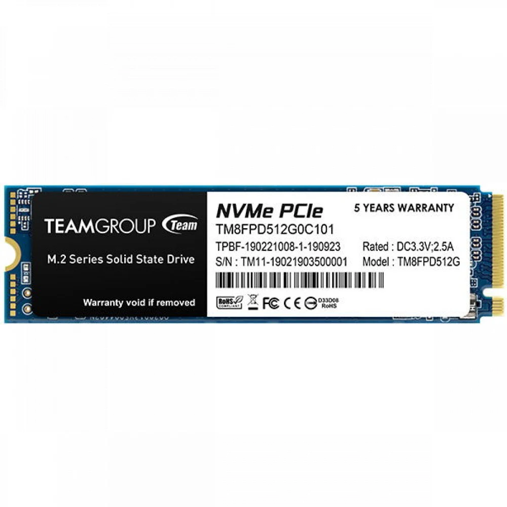 M.2 2280 2TB Team Group MP33 PRO Client SSD [TM8FPD002T0C101] PCIe Gen3x4 with NVMe, 2100/1700, IOPS 220/200K, MTBF 2M, 3D TLC, 1000TBW, 0,27DWPD, RTL {052420}